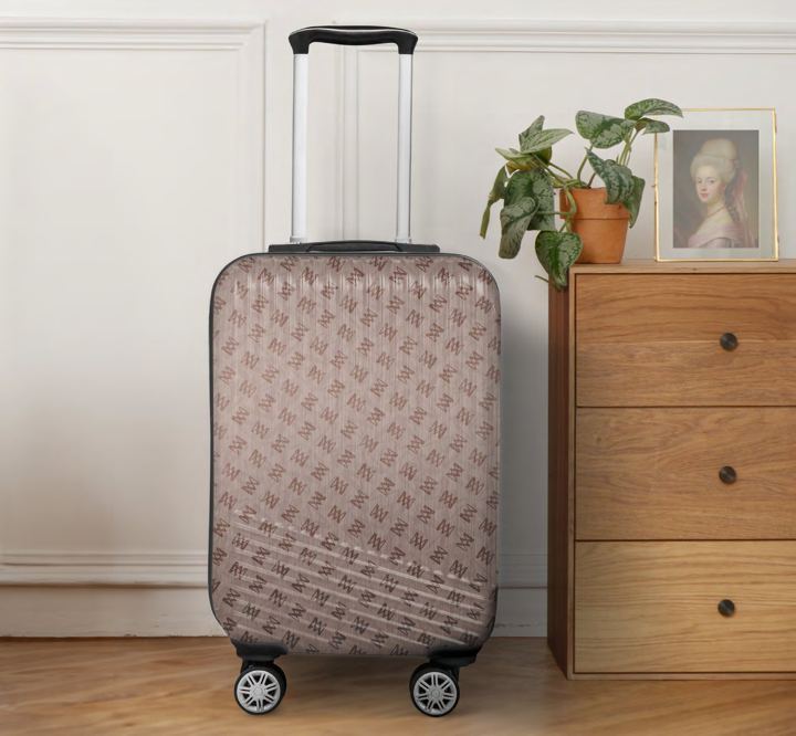 Patterned cabin suitcase