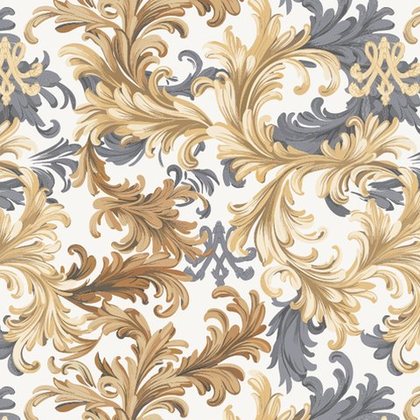 Goldener Barockakanthus — Muster aus dem Marie-Antoinette Style Guide