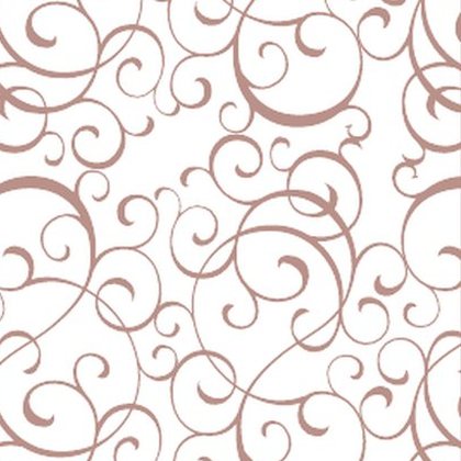 Rankenwerk in Terrakotta — Muster aus dem Marie-Antoinette Style Guide
